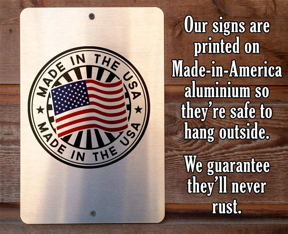 Metal Sign - Texas Flag Metal Sign - Durable Metal Sign - Use Indoor/Outdoor - Great Gift and Decor under $20 (8" X 12")